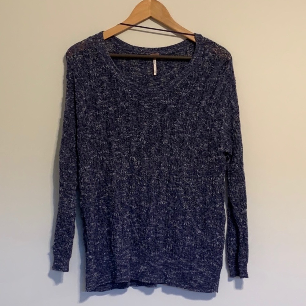 Free People blue sweater